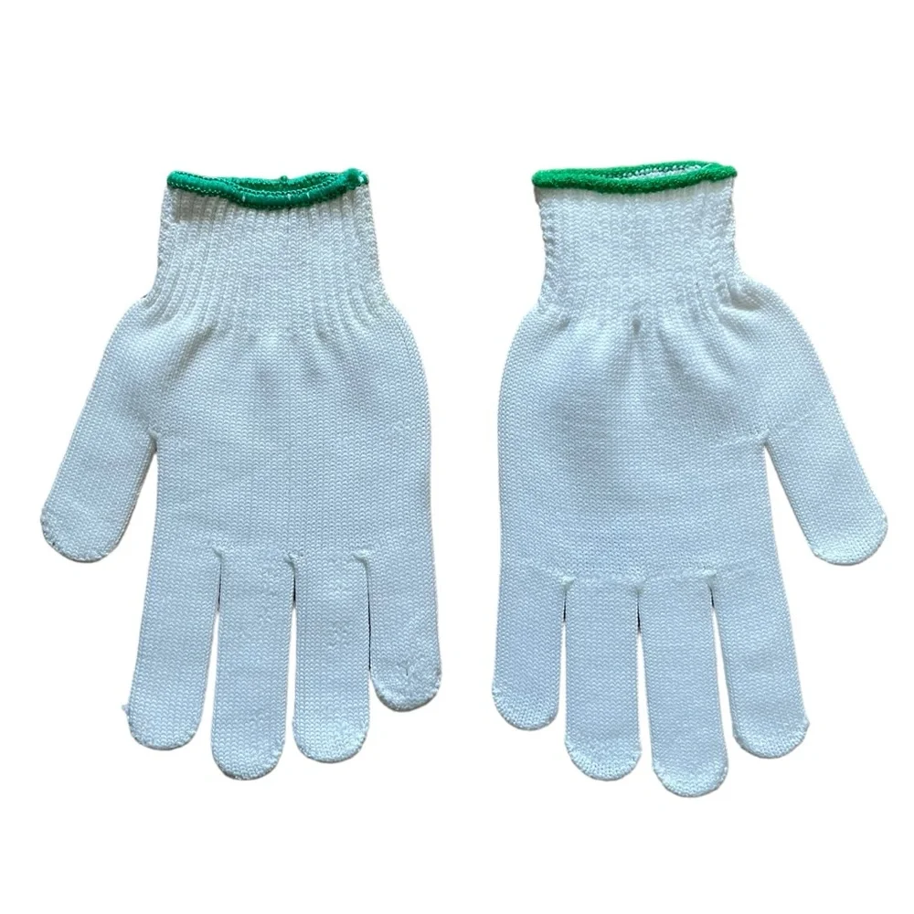 Unisex Gloves with Grip for Golf Gardening Work Running White Green Teal